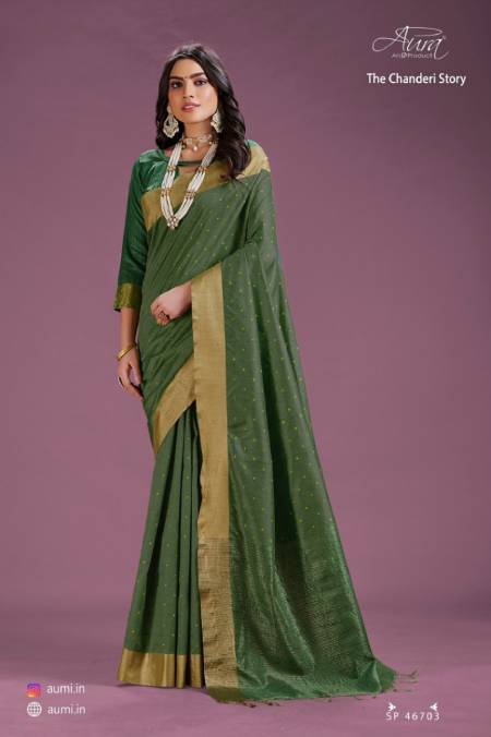 Aura The Chanderi Story Festive Wear Wholesale Designer Sarees
